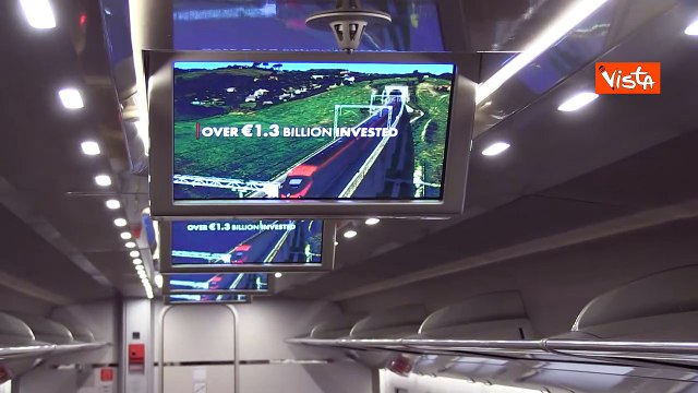 Ecco il nuovo treno Frecciarossa 1000 presentato a Termini