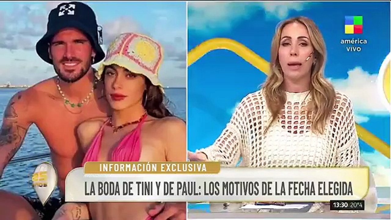 Todos los detalles de la boda de Rodrigo de Paul y Tini Stoessel, image size:1280x720