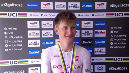 Championnats du Monde UCI Kigali 2025 - Janek Jackowiak en bronze sur la course en ligne junior