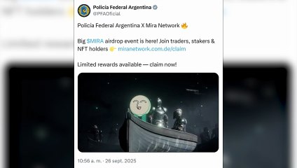 Hackearon a la Policía Federal para promocionar una criptomoneda