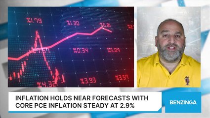 Inflation Holds Near Forecasts With Core PCE Inflation Steady At 2.9%