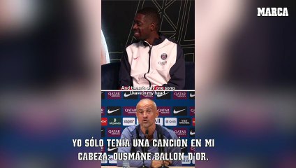 Dembélé: "Luis Enrique estuvo cantándome durante tres meses 'Ousmane Ballon d'Or'"