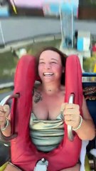 Funny Slingshot grils #slingshotride #slingshot #slingshotchallenge#slingshot#slingshotride 11