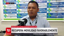 Menor accidentada en el pie evoluciona de forma favorable