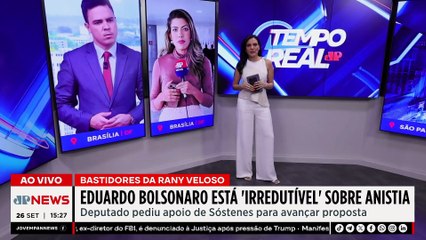 Irredutível, Eduardo Bolsonaro causa problemas com aliados por anistia | TEMPO REAL