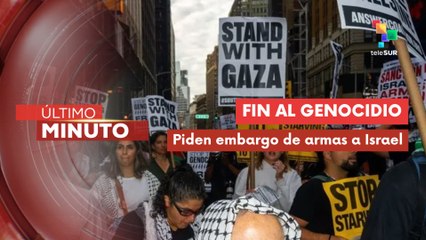 Protestas en Estados Unidos contra Benjamín Netanyahu