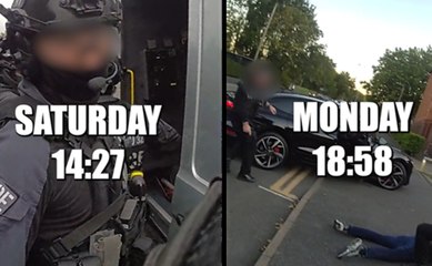 Bodycam footage shows West Midlands Police fighting gun crime