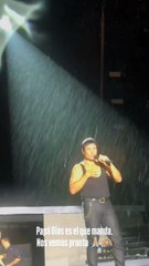 Chayanne pospone concierto en Tampico en medio de la lluvia