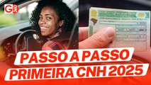 Primeira CNH 2025: passo a passo para tirar a carteira de motorista