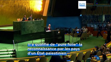 À l'ONU, Benjamin Netanyahu assure vouloir "finir le travail" avec le Hamas