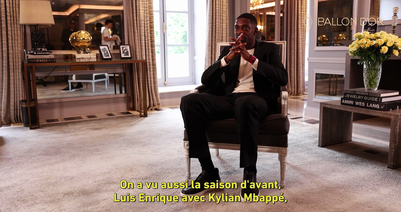 Ousmane Dembélé sur son pressing : « Si je le fais tout seul, on est mort » - Foot - Ballon d'Or