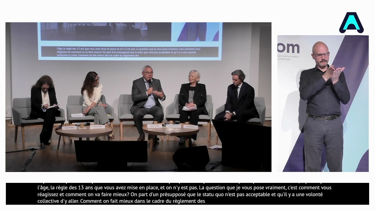 Protection des mineurs en ligne : table ronde 1