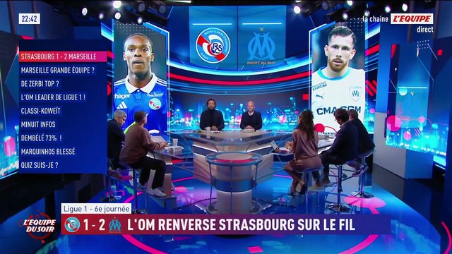 Marseille renverse Strasbourg - Foot - Ligue 1