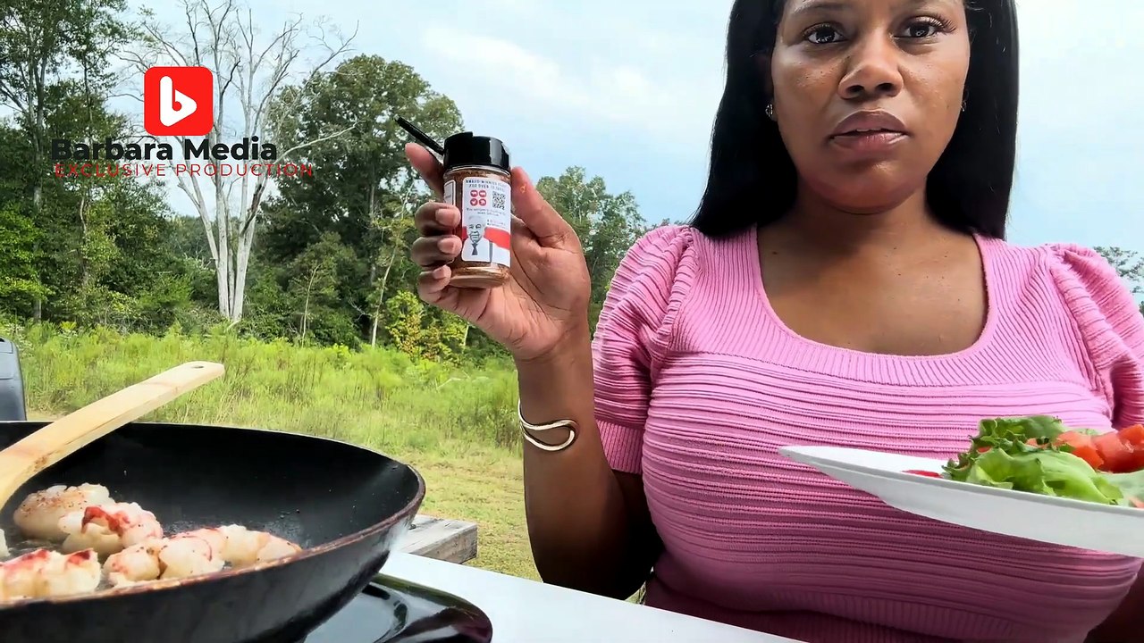 Preparing a Shrimp my wife with big ti by Barbara Media Exclusive Production