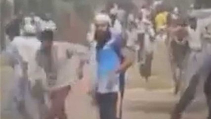 नूंह में पुलिस टीम पर हमला