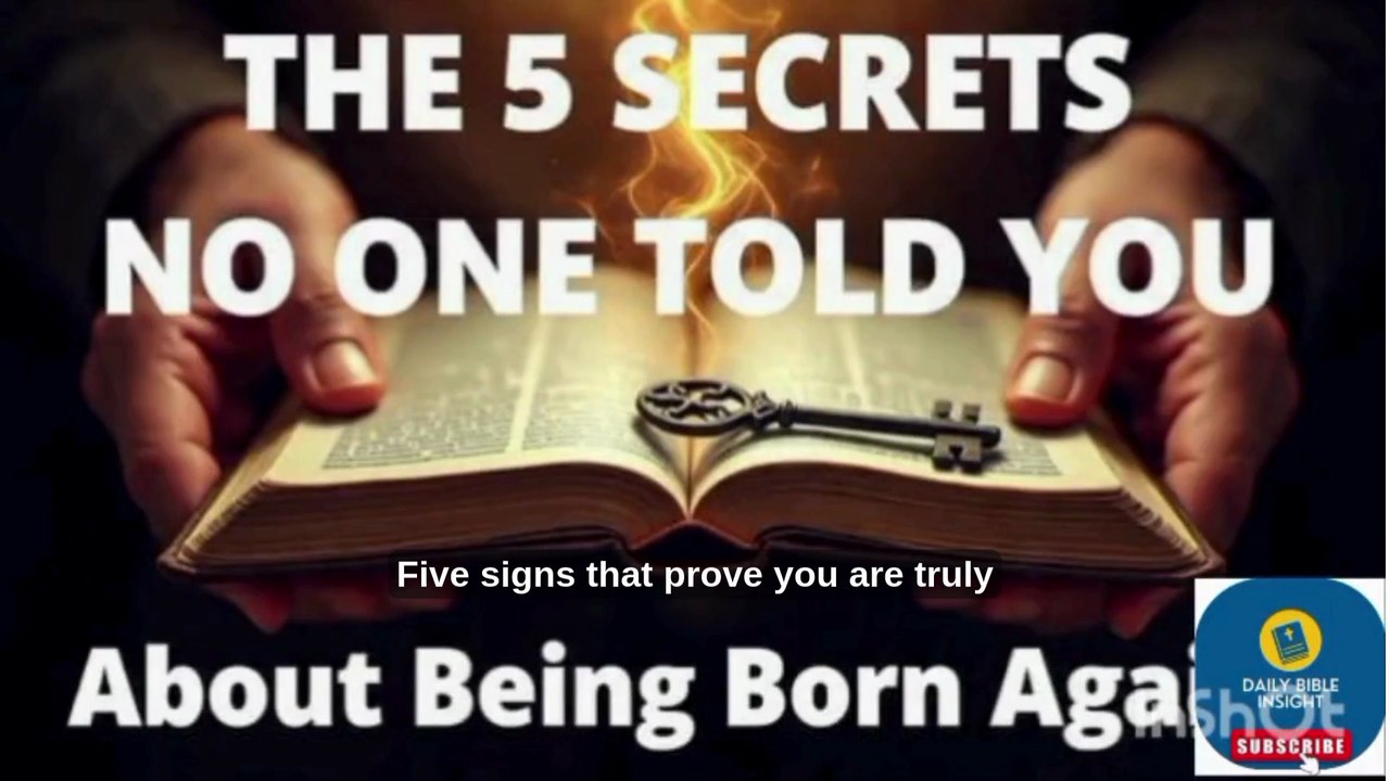 5 signs prove that you are truely born again