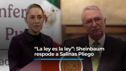 Claudia Sheinbaum responde a la propuesta de Salinas Pliego: “esto no es un asunto de negociación en oscurito”