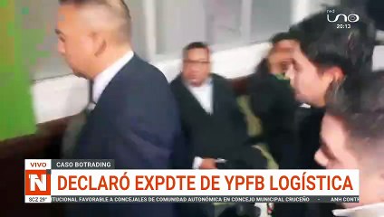 DECLARO EXPRESIDENTE DE YPFB LOGÍSTICA