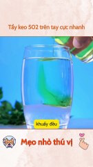 Tẩy keo 502 trên tay cực nhanh