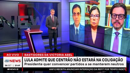 Lula admite que aliados do Centrão não devem estar em sua coligação