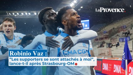 Strasbourg-OM : ”Les supporters se sont attachés à moi”, lance le "chouchou" Robinio Vaz