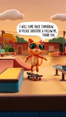 cat will return tomorrow, subscribe & follow us