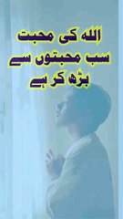 Allah Ki Mohabbat Sab Mohabbaton Se Barh Kar Hai ❤️ | Islamic Reminder