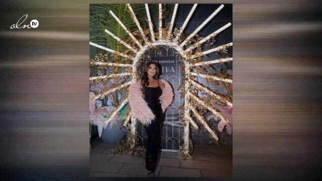 شذى حسون تحتفل بعيد ميلادها وسط أصدقائها بإطلالة راقية