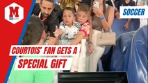 Real Madrid goalkeeper Thibaut Courtois unexpected gesture toward fan