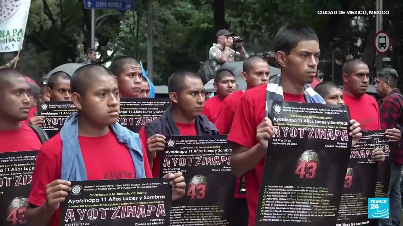 Once años después: familias de Ayotzinapa exigen justicia para los 43 estudiantes desaparecidos