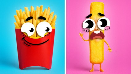 🍟 French Fries Escaped the Ketchup Prison! #doodland