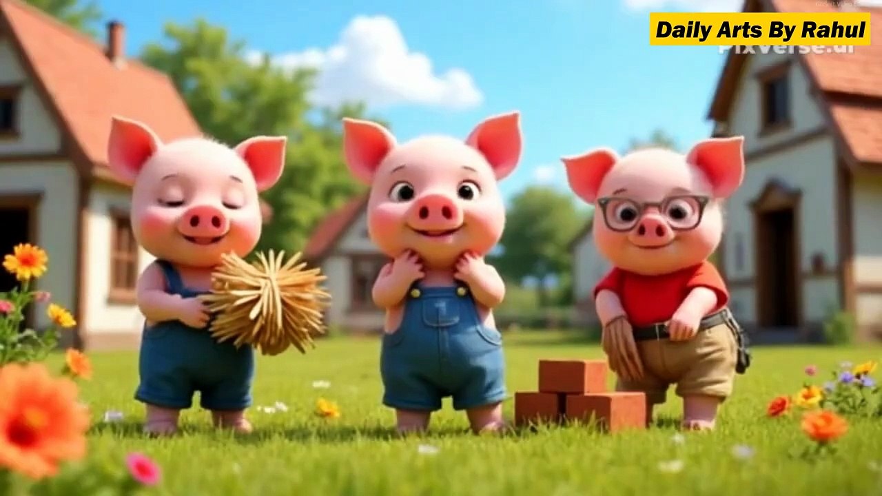 Three Little Pigs _ Nursery Rhymes for kids Song - video Dailymotion