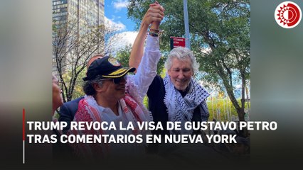 Trump revoca la visa de Gustavo Petro tras comentarios en Nueva York
