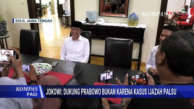 Jokowi Apresiasi Keputusan Prabowo Tetapkan IKN Jadi Ibu Kota Politik 2028| KOMPAS PAGI
