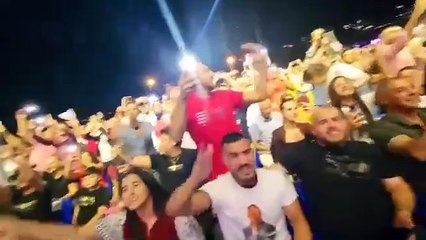 ابنة جورج وسّوف عيون تثير الجدل في حفله