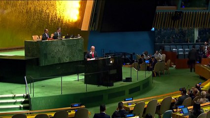 Mga delegado ng UN, nag-walk out bago ang talumpati ni Israeli Prime Minister Netanyahu