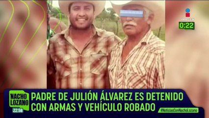 El padre de Julión Álvarez fue detenido junto a otras tres personas en Campeche