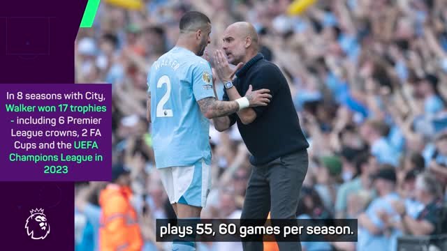 Guardiola admits it has been hard to replace returning Kyle Walker