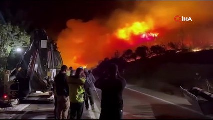 Bursa'da kabus gecesi: Alevler yerleşim yerlerine kadar ulaştı!