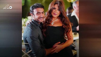 ياسمين عبدالعزيز تحتفل بعيد ميلاد أحمد العوضي