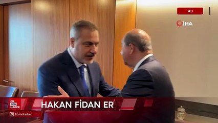 Bakan Fidan, KKTC Cumhurbaşkanı Tatar ile bir araya geldi
