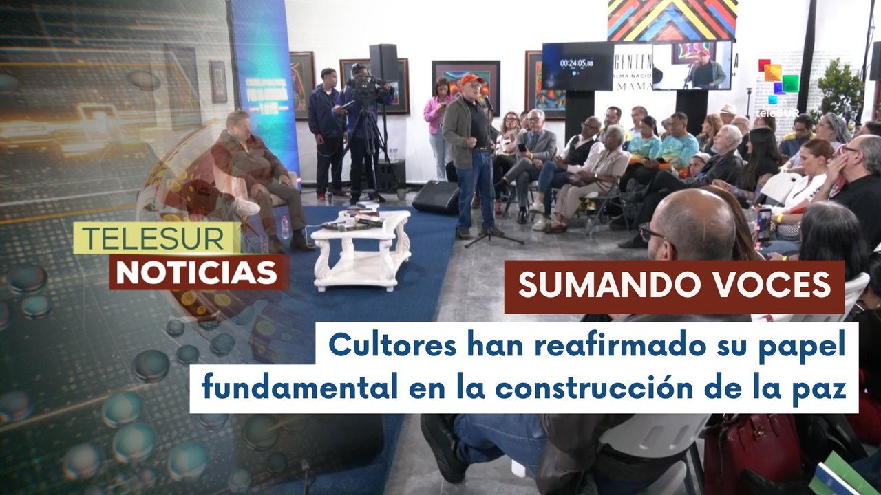 Artistas e intelectuales declaran a la cultura como el "arma principal" para defender a Venezuela