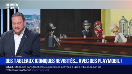 La Joconde, Le Radeau de la Méduse ou encore La Laitière... Une exposition de tableaux iconiques revisités avec des Playmobil