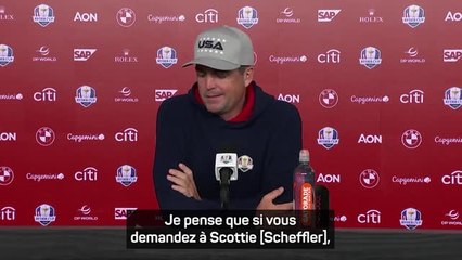 Ryder Cup - Bradley pas inquiet pour Scheffler et pour rattraper les 3 points de retard