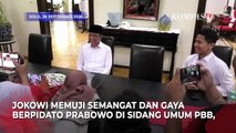 Momen Jokowi Gebrak Meja Tirukan Prabowo di Sidang Umum PBB: Sangat Bagus!