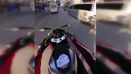 Bursa’da motosiklet alev topuna döndü