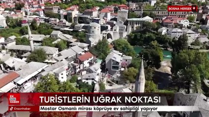 Osmanlı mirası köprüye ev sahipliği yapan Mostar her mevsim turistlerin uğrak noktası