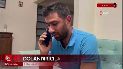 Bursa'da dolandırıcılar suçüstü yakalandı