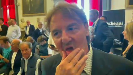 40 ANNI LAZIALITA' - Beppe Signori in zona mista