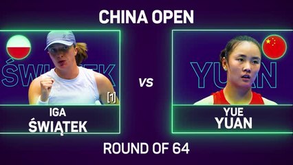 Swiatek beats home favourite Yuan in Beijing opener
